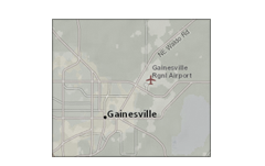 Map to Kanapaha Gardens
